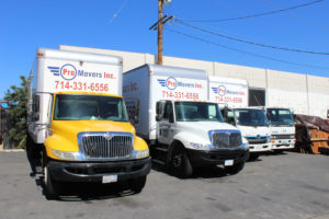 Huntington Beach Moving Company has trucks for any kind of relocation.